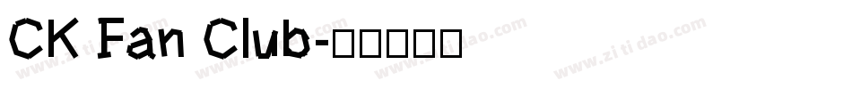 CK Fan Club字体转换